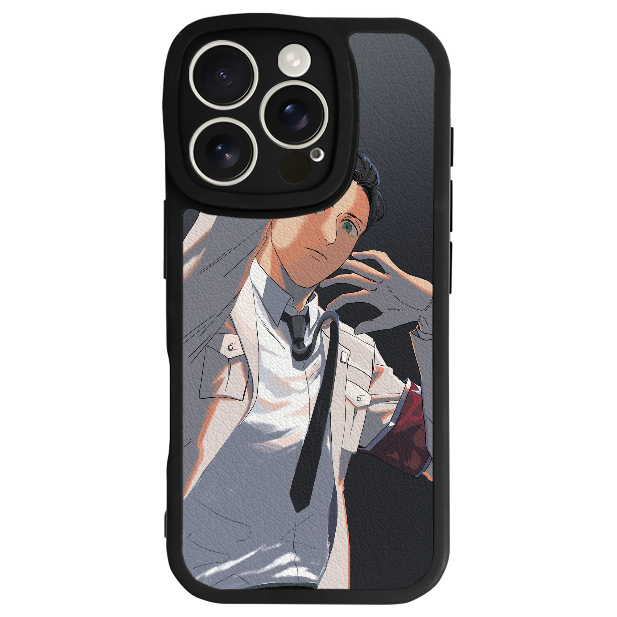 （画像用） 進撃の巨人 Attack on Titan 【iPhone 16シリーズ対応】シリコンスマホケース（レザー調） 材質：シリコン